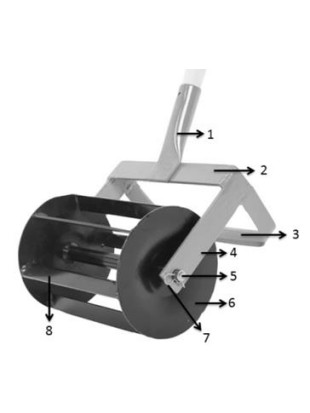 Ročni kultivator za odstranjevanje plevelov in obdelavo tal MINI 7