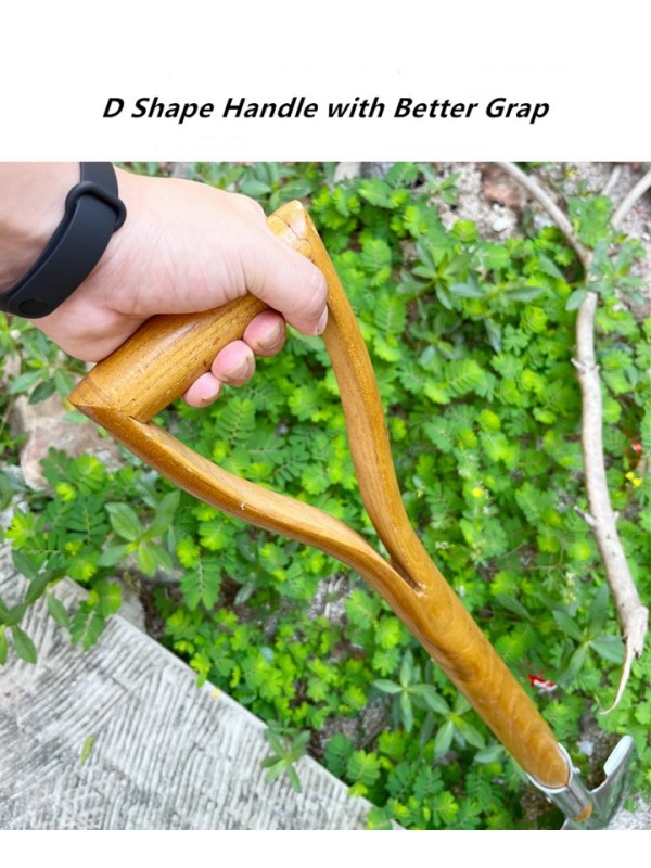 Specialna vrtna koničasta lopata za trdo in težko zemljo