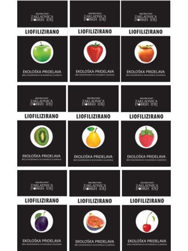 Liofilizirana ekološka češnja