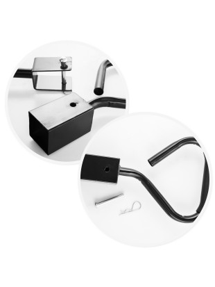 Garden trolley with mesh fence and tarpaulin 450