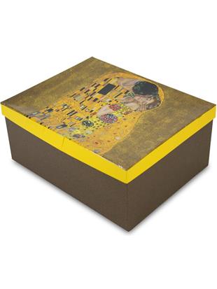 Set od 2 šalice sa žličicama za kavu s dekorom Gustav Klimt The Kiss